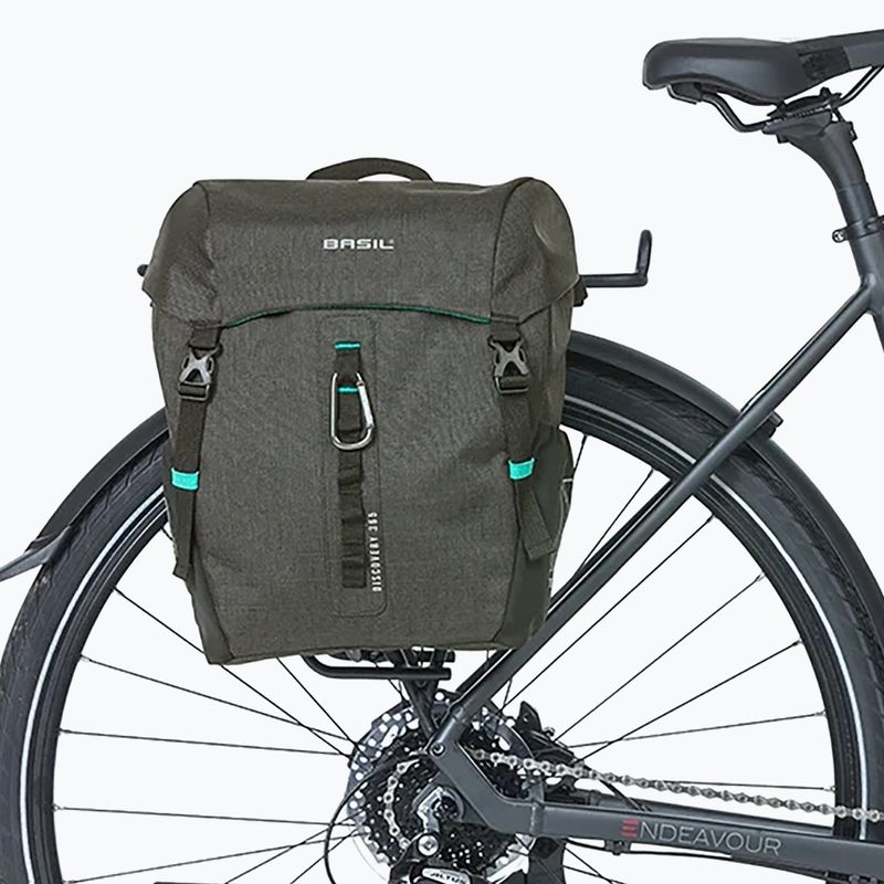 Bike pannier Basil Discovery 365D Single Bag MIK Hooks 9 l black melee 5