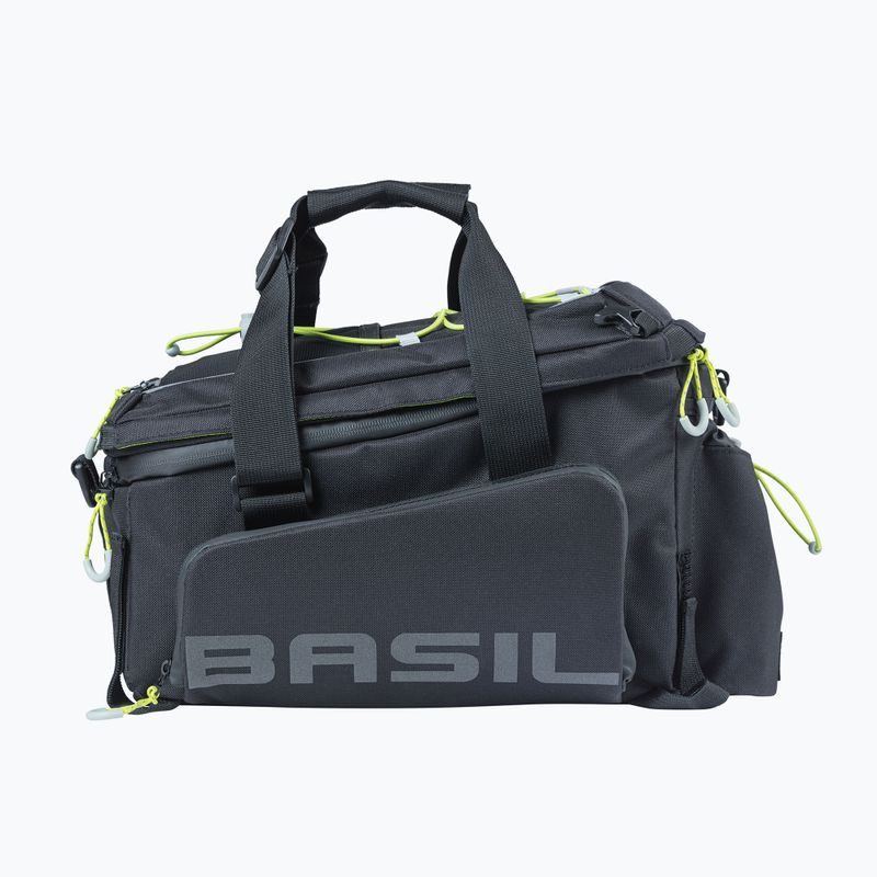 Basil Miles Trunk XL Pro 36 l black/lime bike carrier bag 2