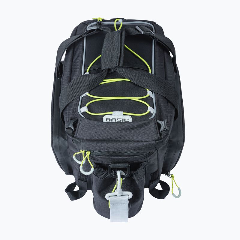 Basil Miles Trunk XL Pro 36 l black/lime bike carrier bag 3