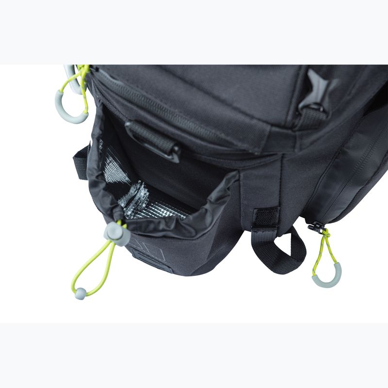 Basil Miles Trunk XL Pro 36 l black/lime bike carrier bag 4