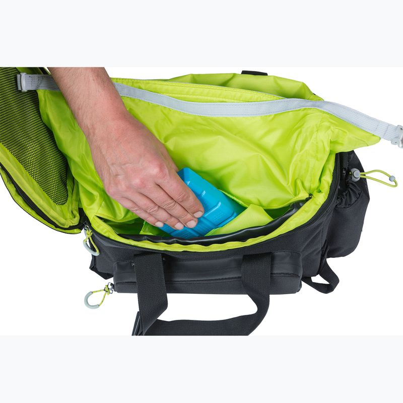 Basil Miles Trunk XL Pro 36 l black/lime bike carrier bag 8