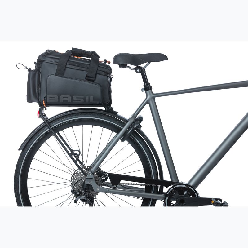 Basil Miles Tarpaulin XL Pro 9-36 l black/orange bike carrier bag 9