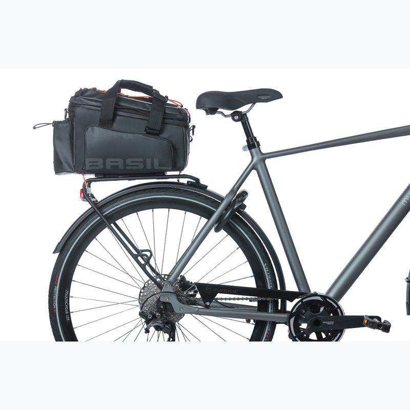Basil Miles Tarpaulin XL Pro MIK 9-36 l black/orange bike carrier bag 9