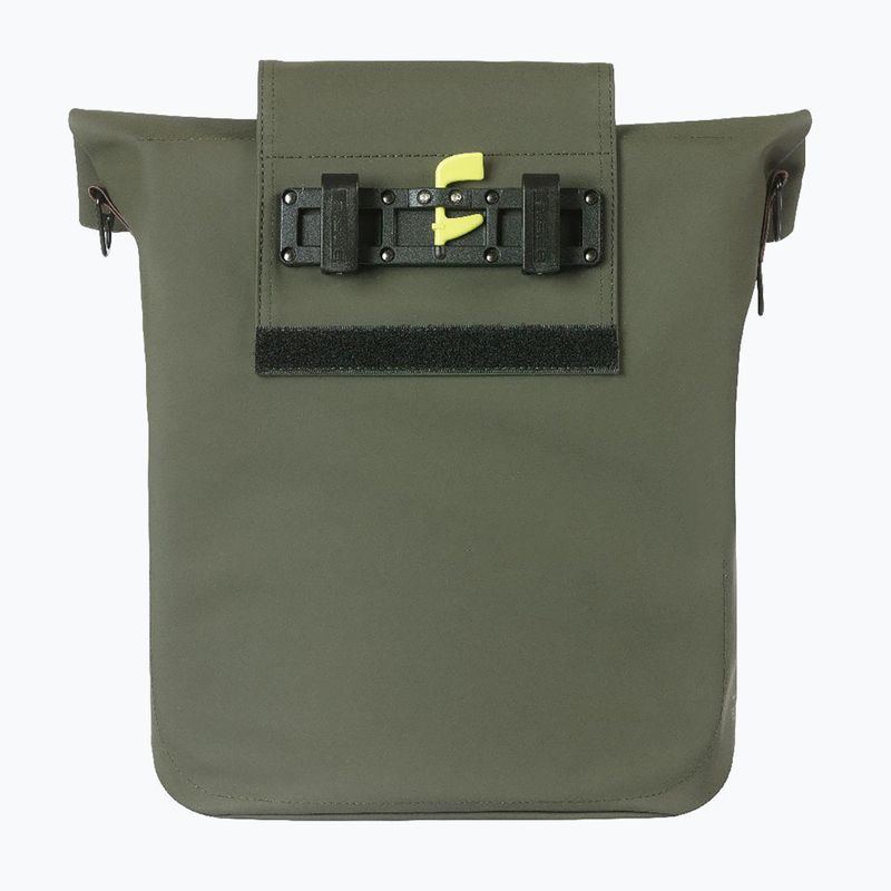 Bike carrier bag Basil City Shopper Vegan Leather 16 l moss green 3