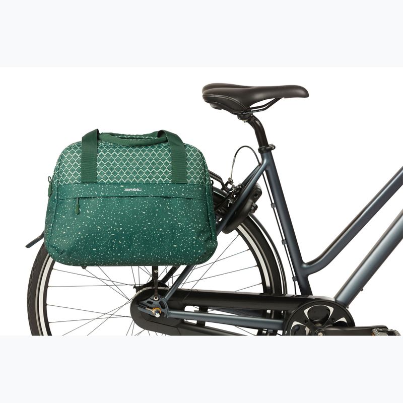 Bicycle trunk bag Basil Flair Carry All 18 l green 5