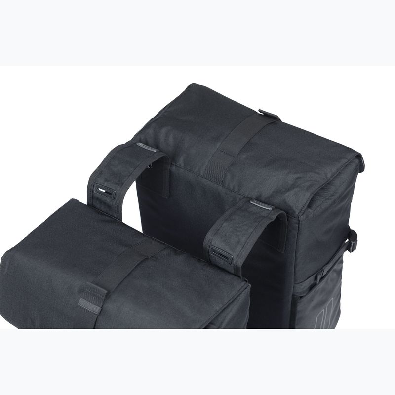 Basil Move Double Bag bicycle pannier 30 l black 3