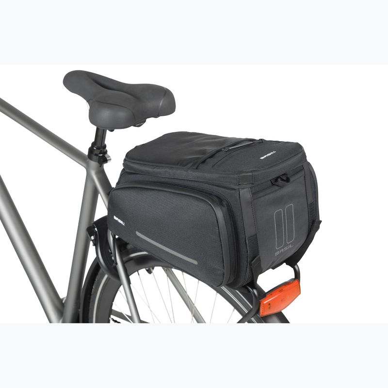 Bicycle trunk bag Basil Move Trunk Bag 10-26 l black 11