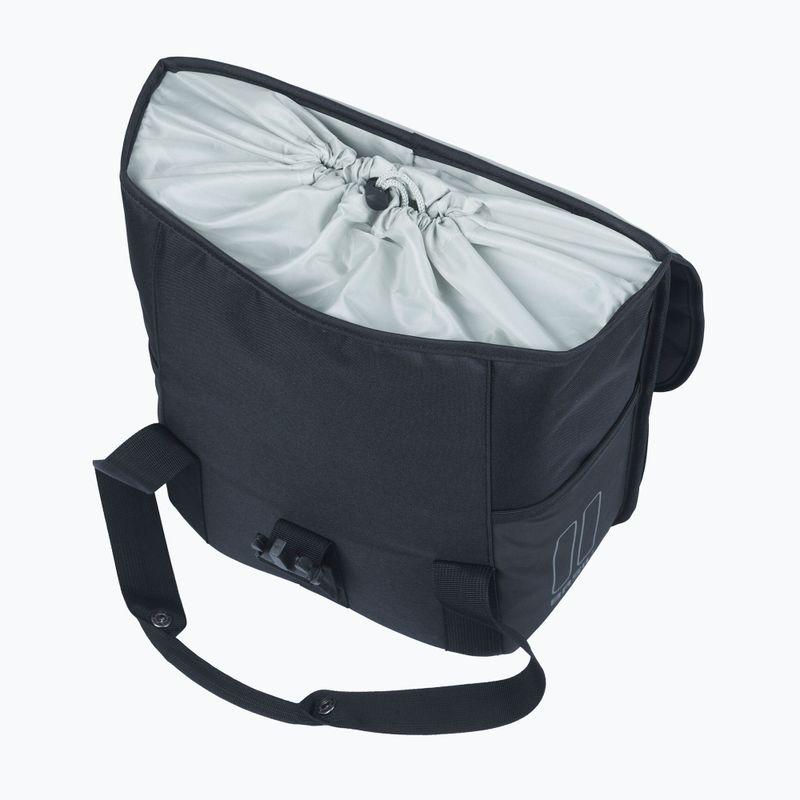 Basil Go Single bicycle pannier 16 l solid black 5