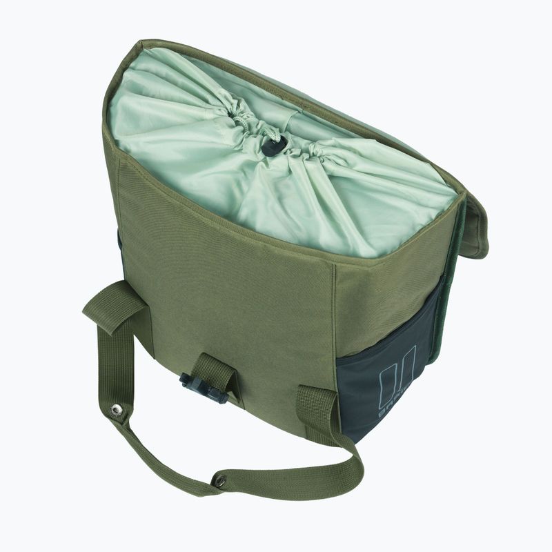 Basil Go Single bicycle pannier 16 l dark green 5