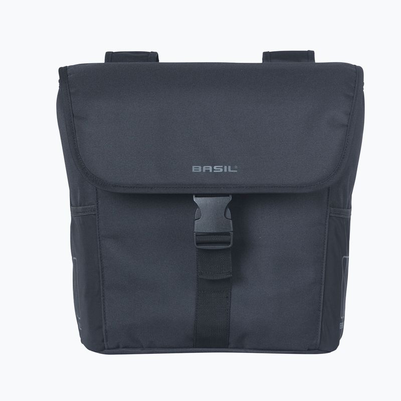 Basil Go Double Bag bicycle pannier 32 l solid black 2