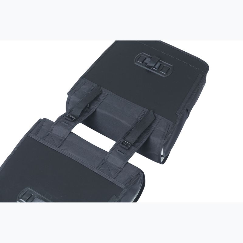 Basil Go Double Bag bicycle pannier 32 l solid black 4