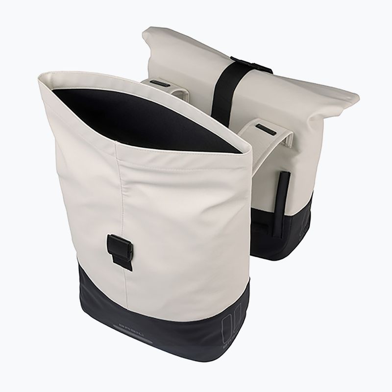 Bike pannier Basil Cove Double Pannier Bag 32 l off white/black 5