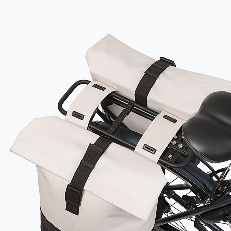 Bike pannier Basil Cove Double Pannier Bag 32 l off white/black 7