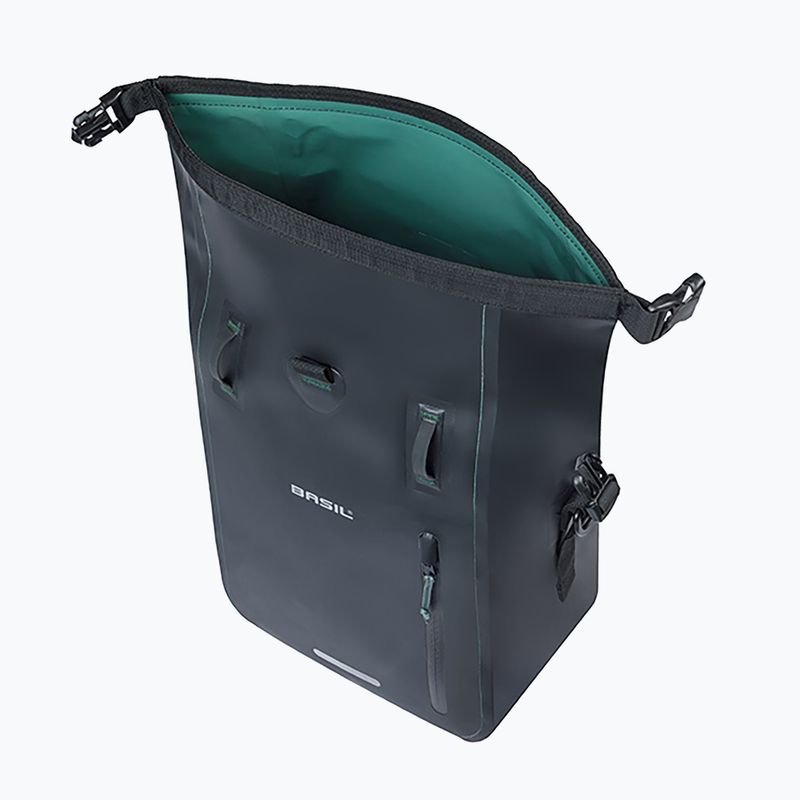 Bike pannier Basil Rivo M Single Bag MIK Hooks 12-15 l black 3