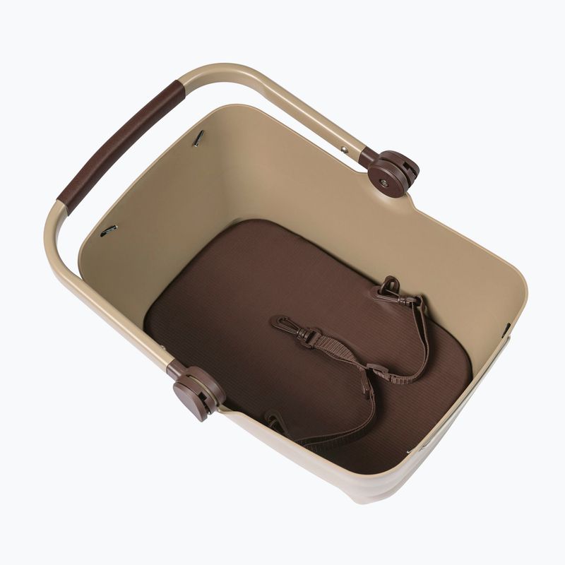 Basil Buddy 32 l brown rear pet bike basket 4