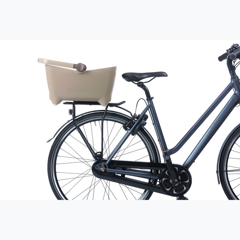 Basil Buddy 32 l brown rear pet bike basket 5
