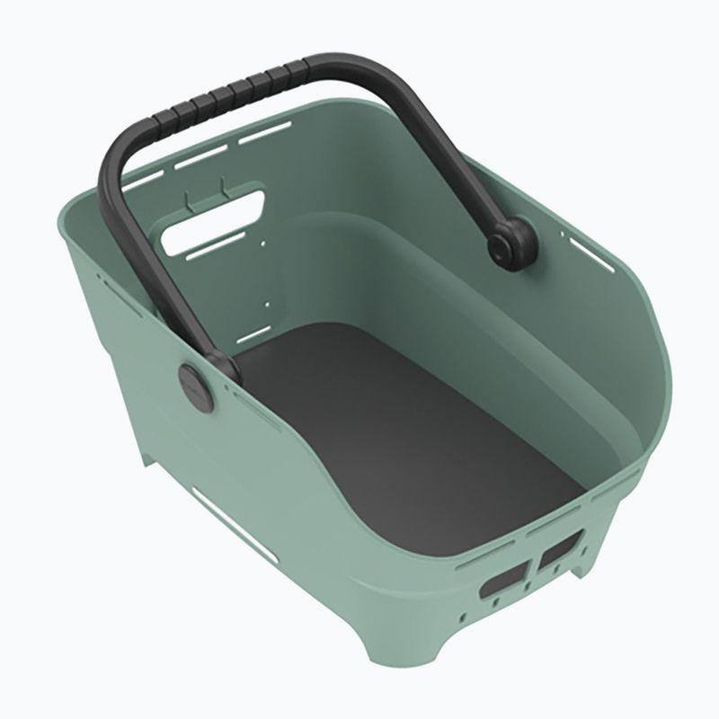 Rear bike basket Basil Cento Neo MIK silvergreen 2