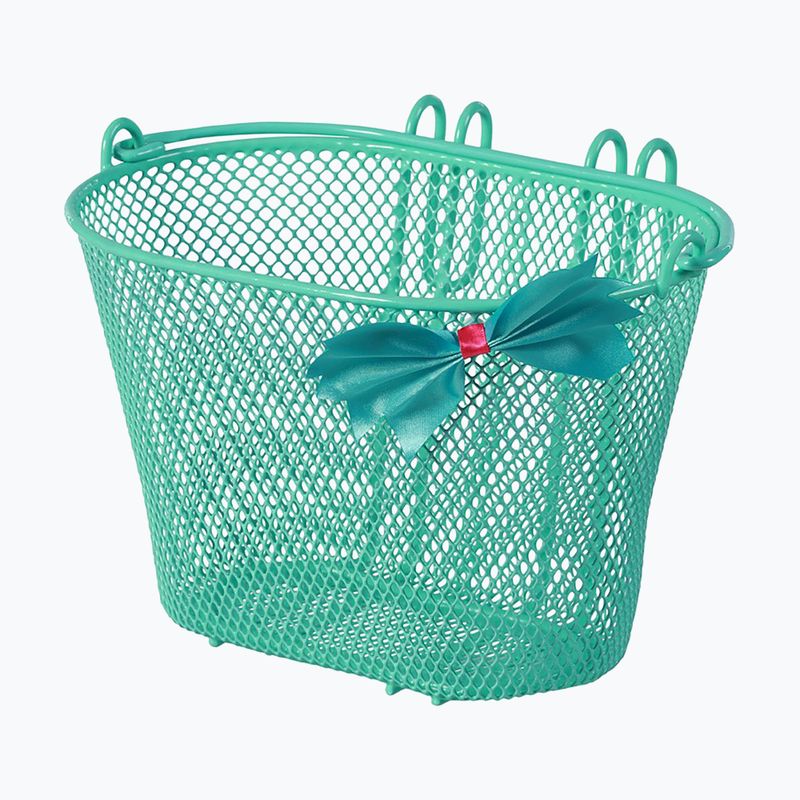 Basil Jasmin Bow-tie front bike basket 12"-20" green