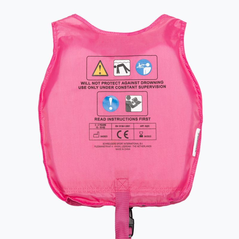 Waimea children's swimming waistcoat Flamingo pink 7