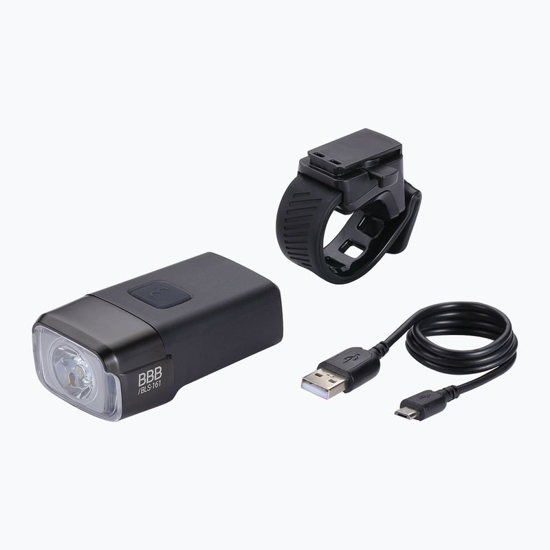 BBB Cycling NanoStrike 600 black front bike light 8