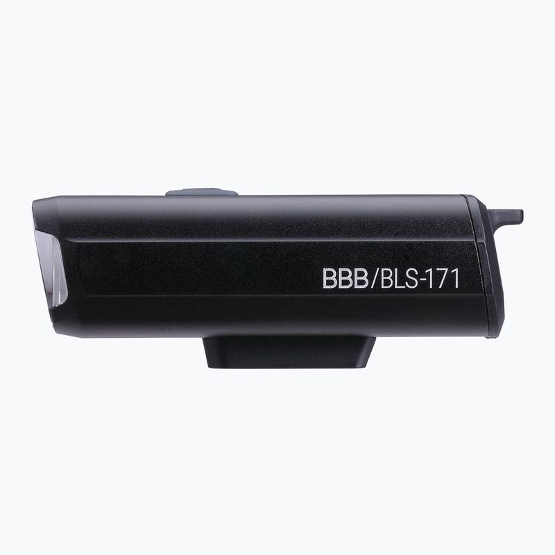 BBB Cycling StrikeDuo 1200 black front bike light 2