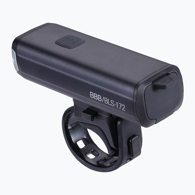 BBB Cycling StrikeDuo 1600 black front bike light 3