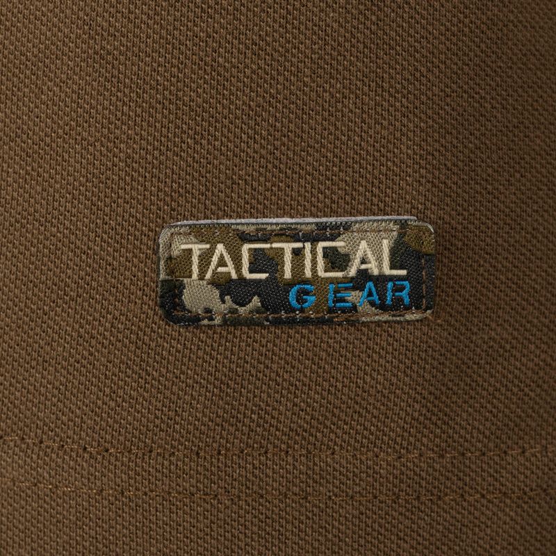 Shimano Tribal Tacnical brown SHTTW17M polo T-shirt 4