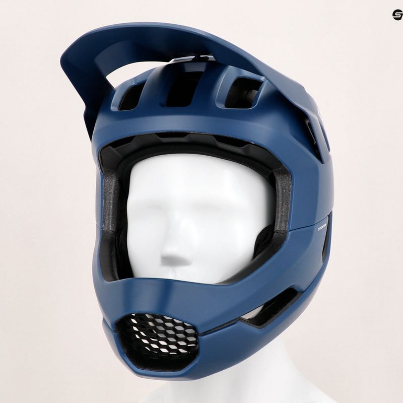 POC Otocon lead blue matt bike helmet 9