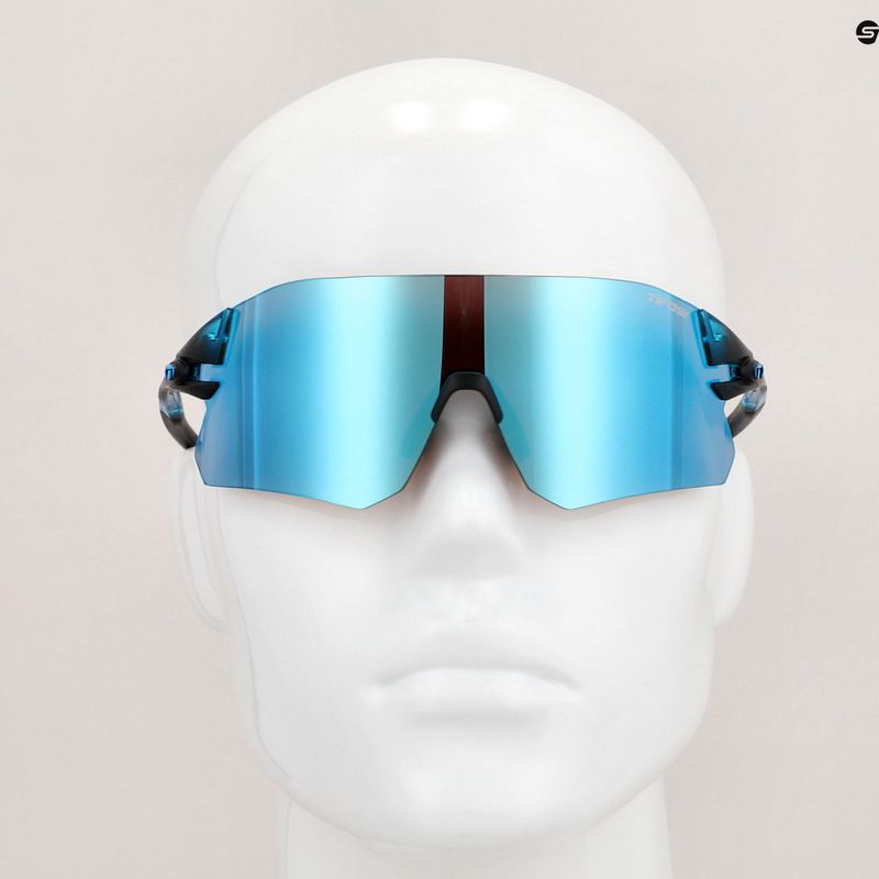 Tifosi Rail Clarion blue/ac red/clear cycling glasses 9