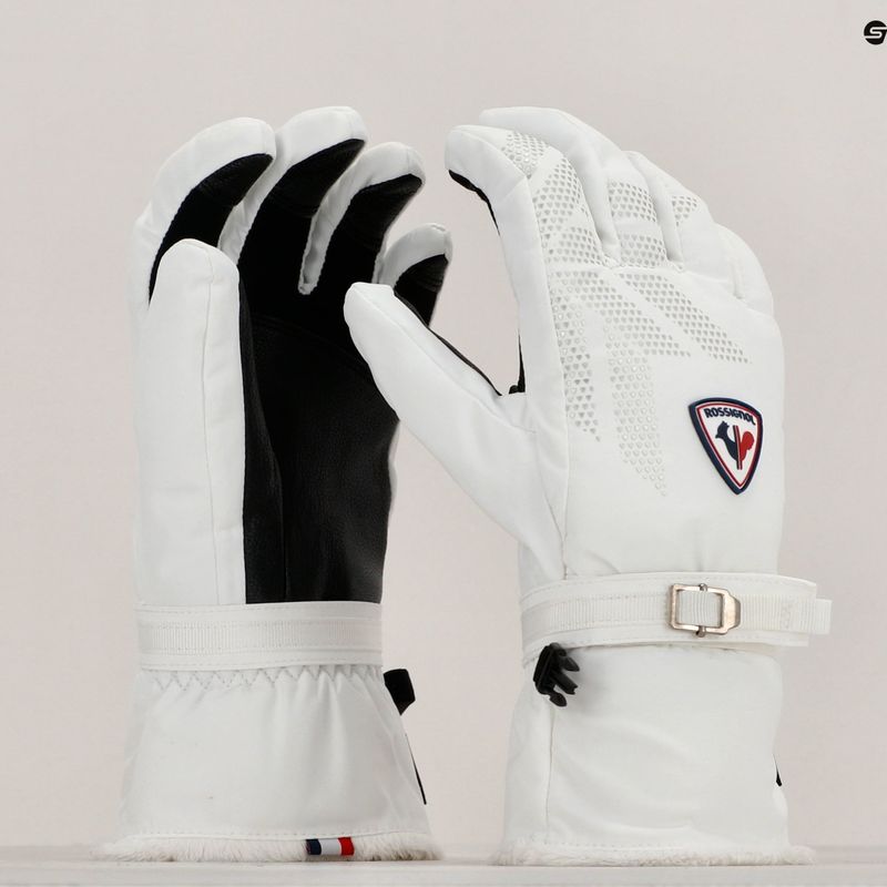 Women's ski glove Rossignol Romy Impr G white 8