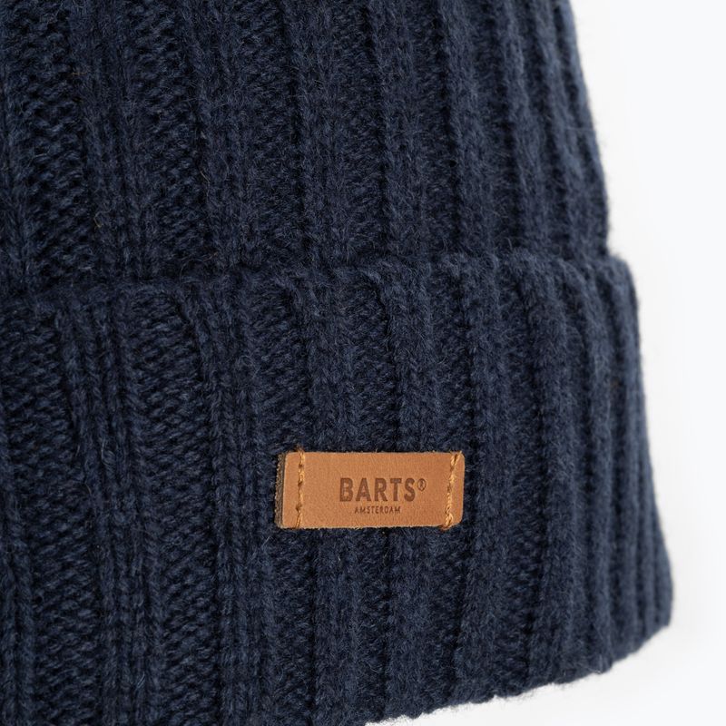 Winter hat BARTS Haakon Turnup navy 3