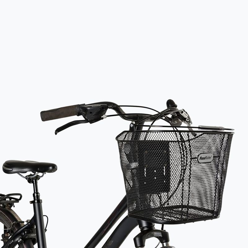 FastRider Beemster Front Bike Basket Fast Lock 15 l black 3