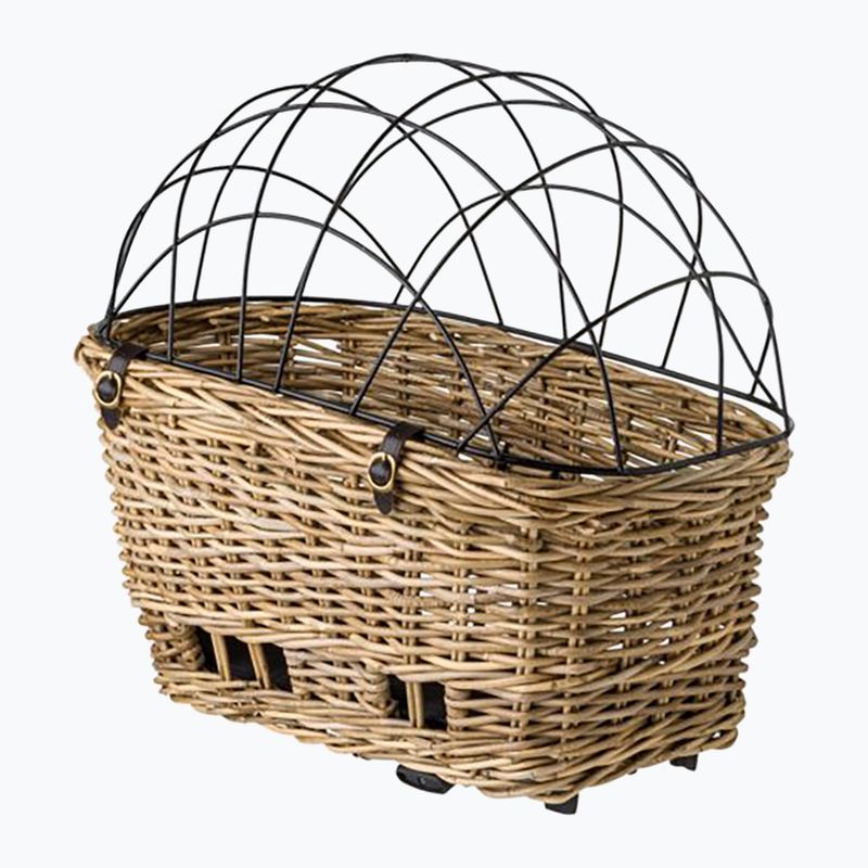 FastRider Jale Rattan Dog Rear Bike Basket Klickfix 57 l naturel 2