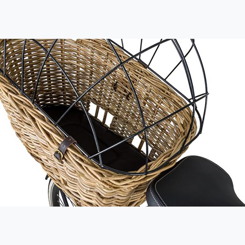 FastRider Jale Rattan Dog Rear Bike Basket Klickfix 57 l naturel 9