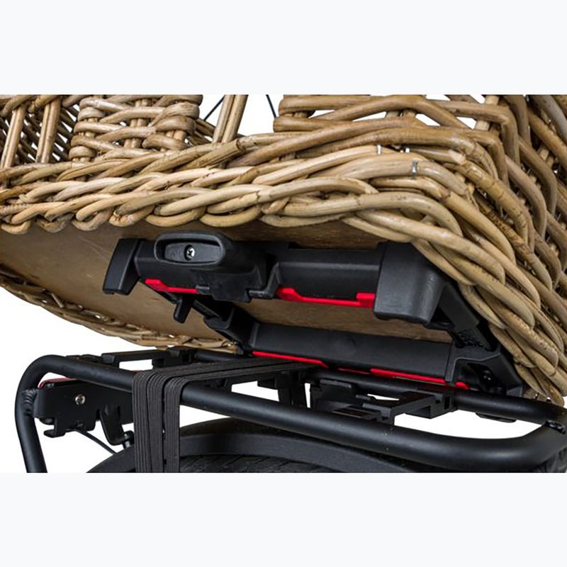 FastRider Jale Rattan Dog Rear Bike Basket Klickfix 57 l naturel 11