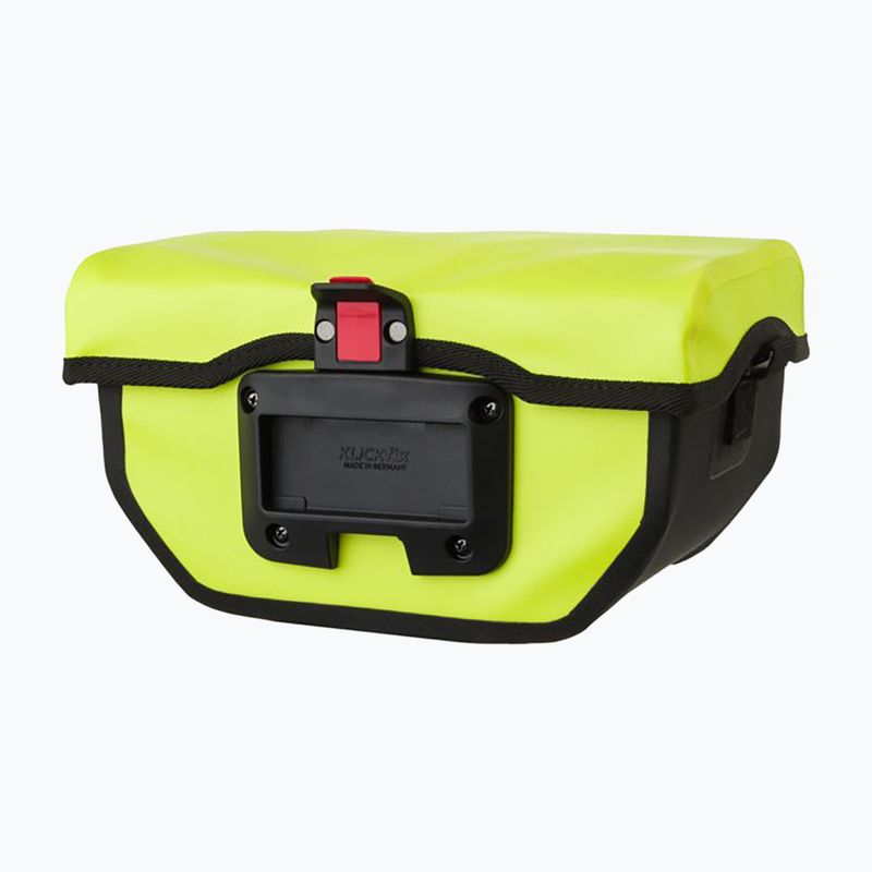 AGU Clean Handlebar Bag Klickfix M 5 l neon yellow 2