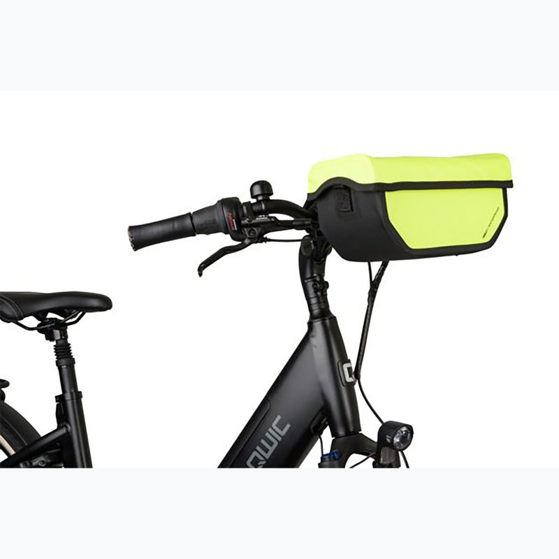 AGU Clean Handlebar Bag Klickfix M 5 l neon yellow 6