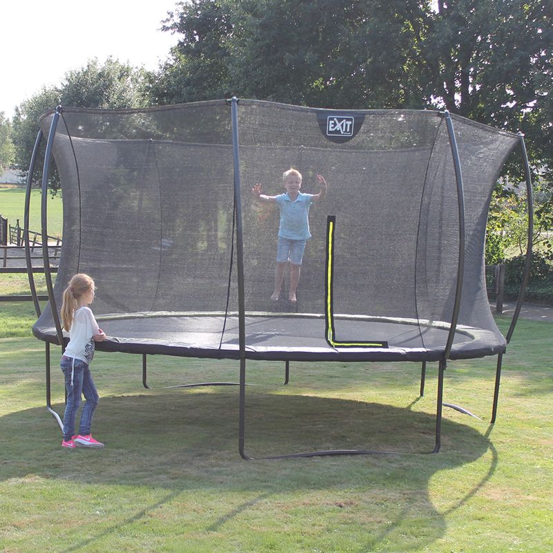EXIT Silhouette 391 cm garden trampoline black 705234 7
