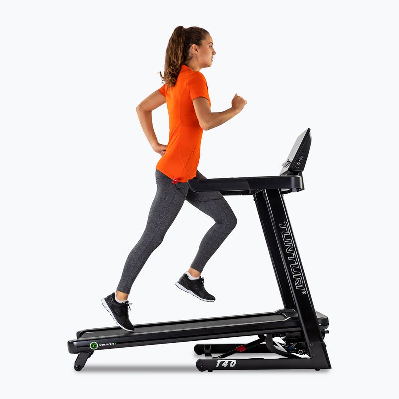 Tunturi Competence T40 black electric treadmill 10