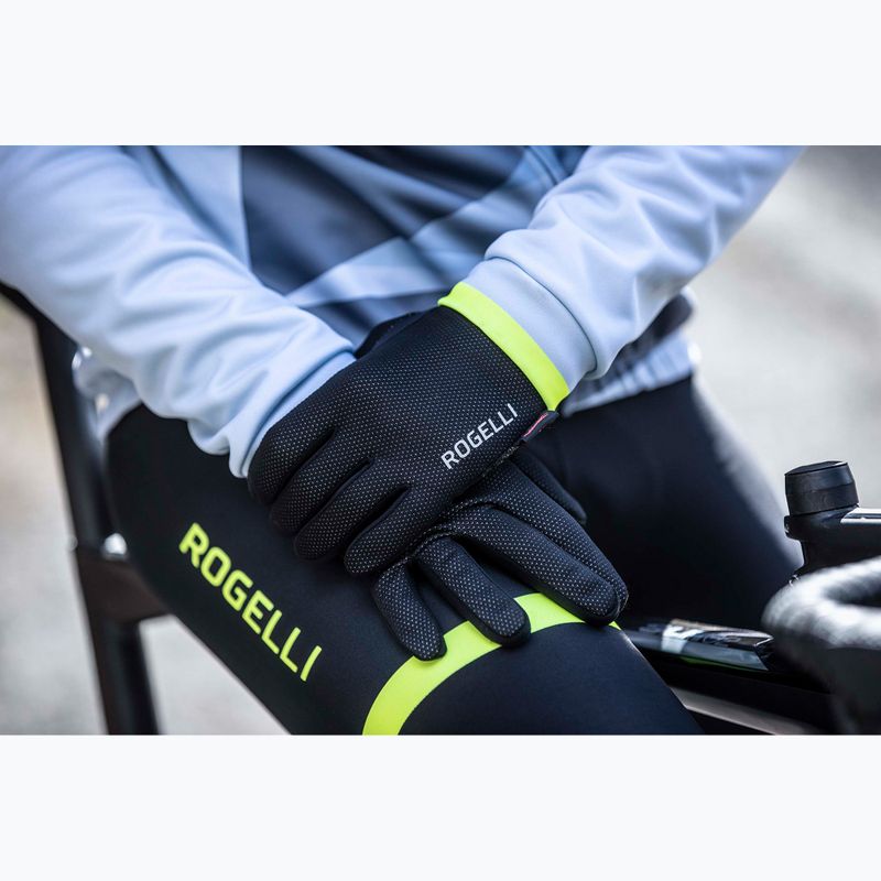 Rogelli Laval LW Windproof cycling gloves black 5