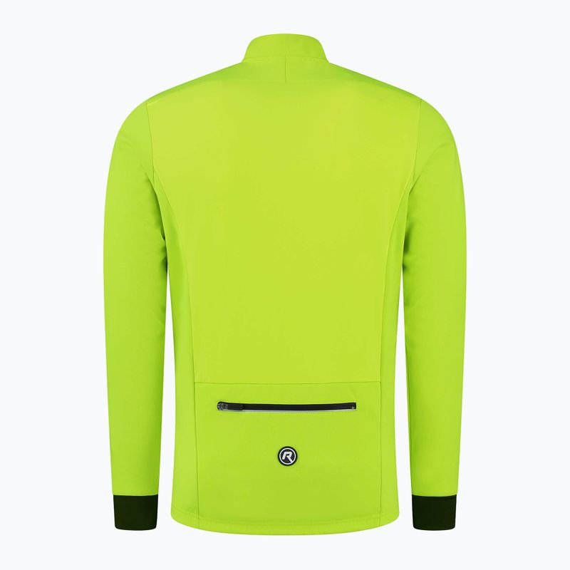 Men's cycling jacket Rogelli Pesaro 2.0 fluor yellow/black 5