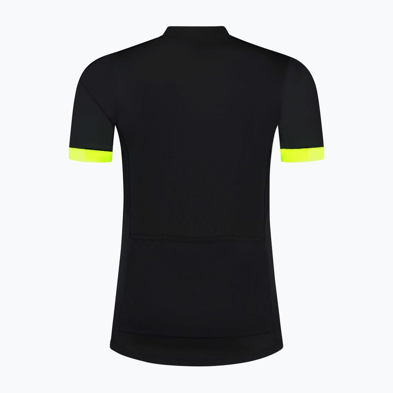 Rogelli Perugia 2.0 men's cycling jersey black/fluor 4