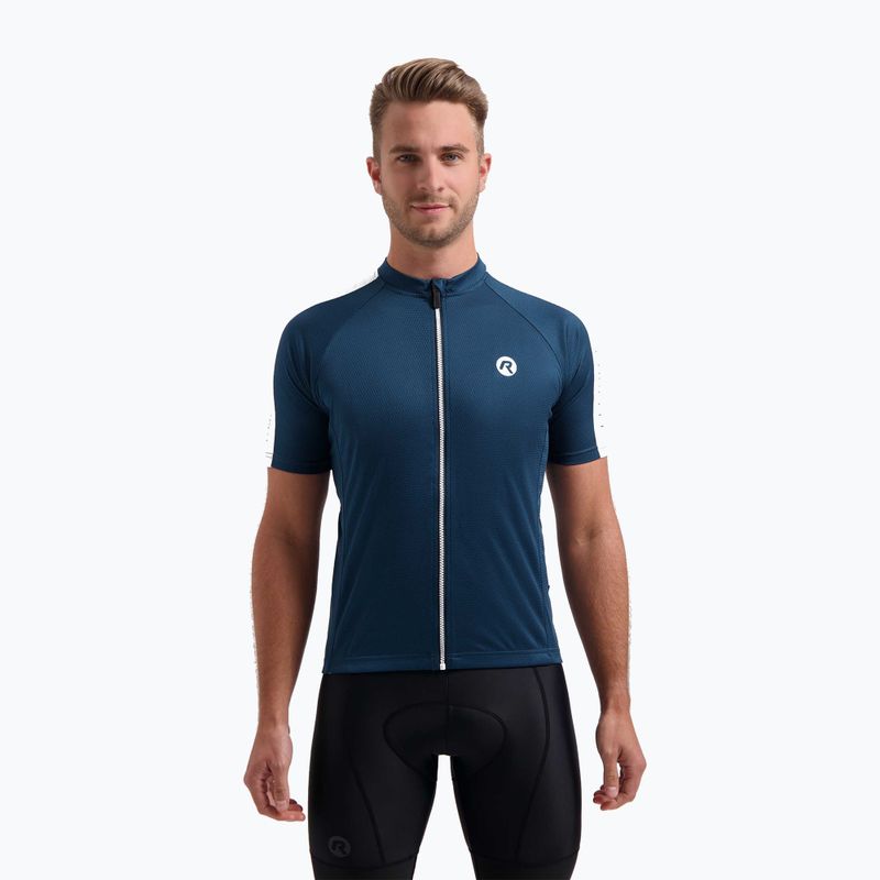 Rogelli Explore blue/white men's cycling jersey