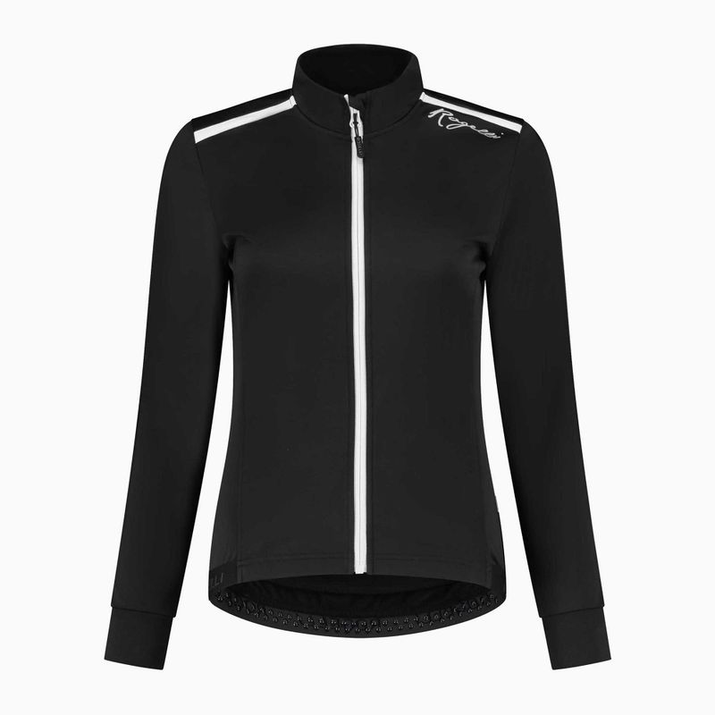 Women's cycling jacket Rogelli Pesara Winter W black/white 5
