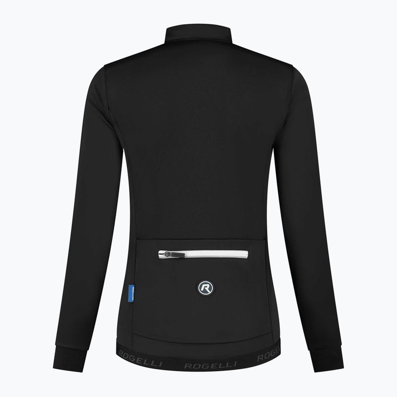 Women's cycling jacket Rogelli Pesara Winter W black/white 6