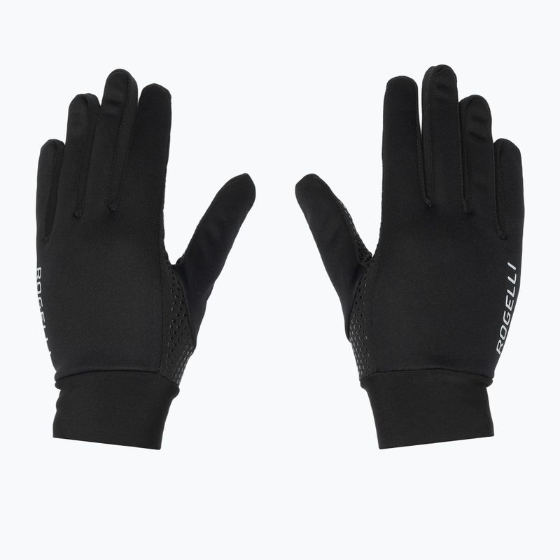 Women's cycling gloves Rogelli Laval Mid Season LW Windproof black 2