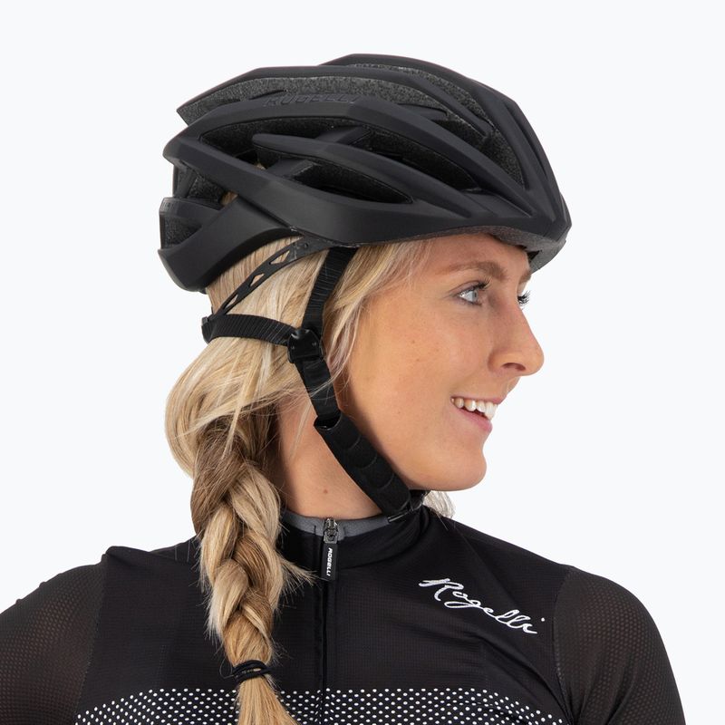 Rogelli Tecta black bicycle helmet 6