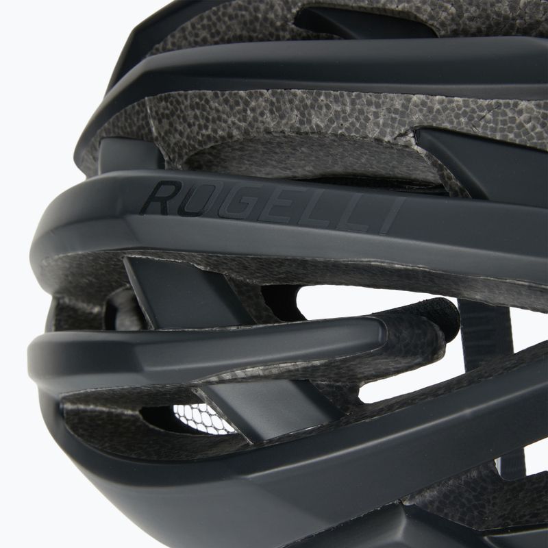Rogelli Tecta black bicycle helmet 7