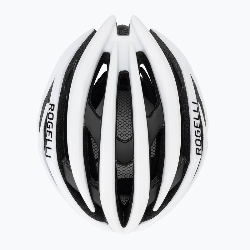 Rogelli Tecta white/black bicycle helmet 6