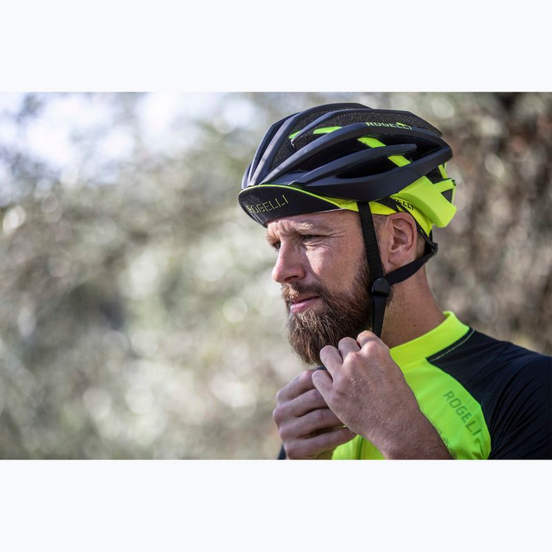 Rogelli Tecta black/fluor bicycle helmet 11